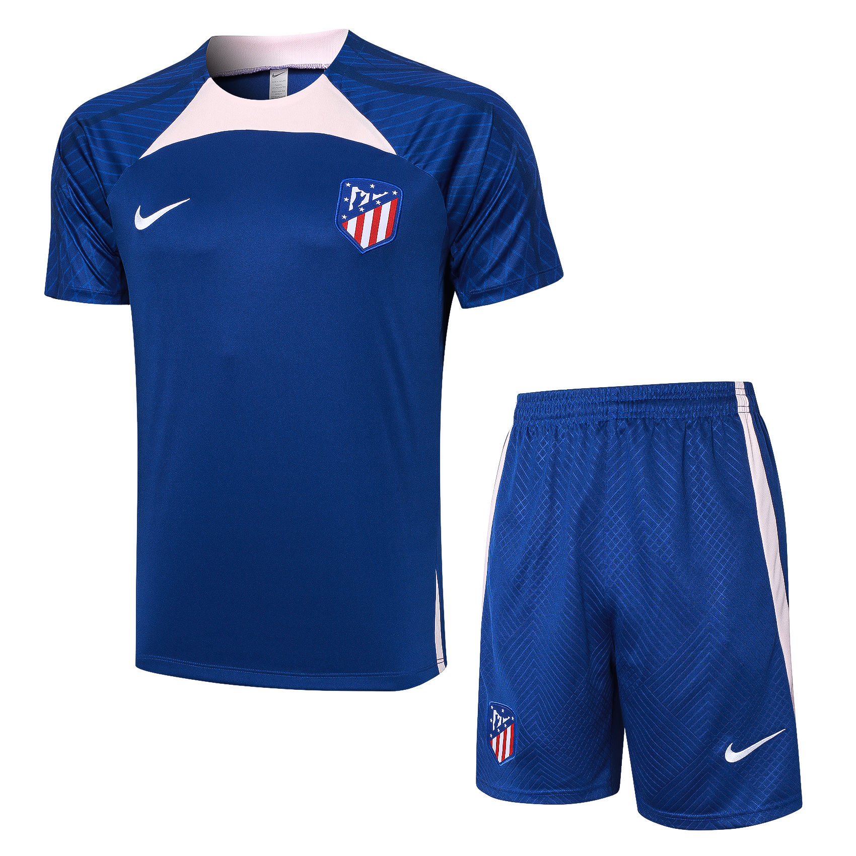 Mens Atletico Madrid Short Training Suit Blue 2023/24