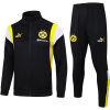 Mens Borussia Dortmund Jacket + Pants Training Suit Black 2023/24