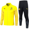 Mens Borussia Dortmund Jacket + Pants Training Suit Yellow Print 2023/24