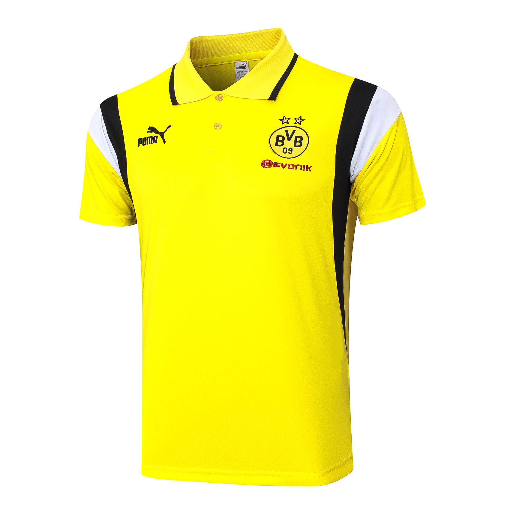 Mens Borussia Dortmund Polo Shirt Yellow II 2023/24