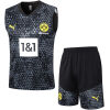 Mens Borussia Dortmund Singlet Suit Black 2023/24