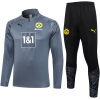Mens Borussia Dortmund Training Suit Grey 2023/24