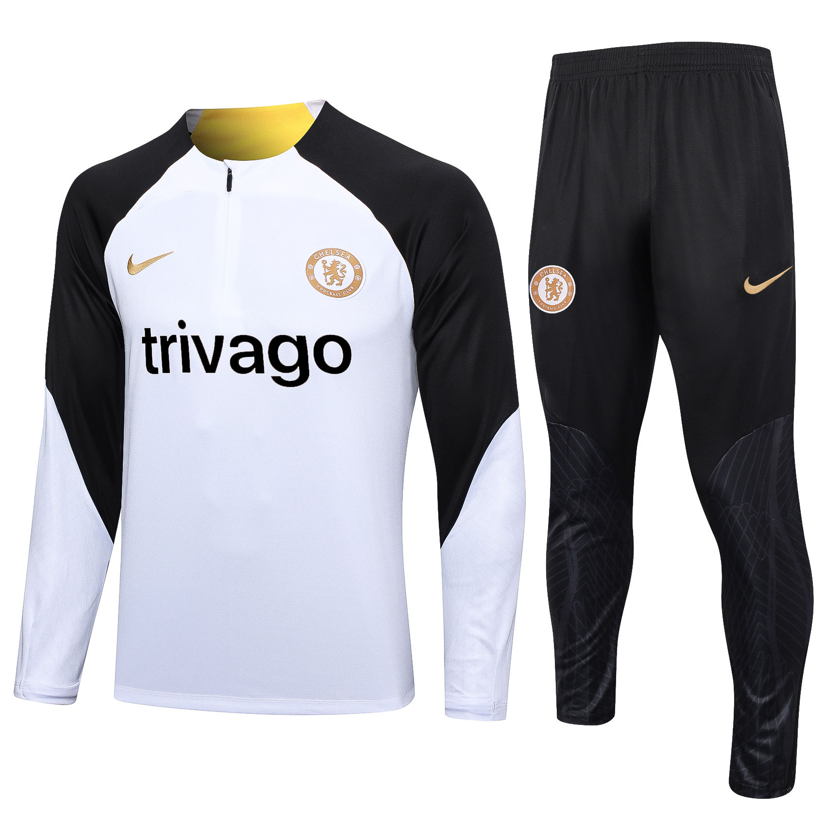 Mens Chelsea Training Suit White 2023/24