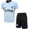 Mens Inter Milan Short Training Suit Pale Blue 2023/24