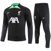 Mens Liverpool Training Suit Black 2023/24