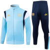 Mens Manchester City Jacket + Pants Training Suit Blue 2023/24