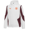 Mens Manchester City Pre-Match Woven Anthem Windrunner Jacket White 2023/24