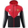 Mens Manchester United All Weather Windrunner Jacket Red - Black 2023/24