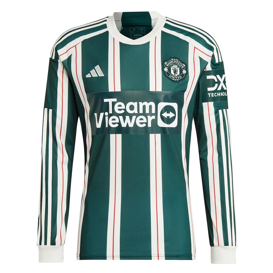 Mens Manchester United Away Jersey Long Sleeve 2023/24