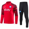 Mens Napoli Training Suit Red 2023/24