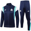 Mens Olympique Marseille Jacket + Pants Training Suit Royal 2023/24