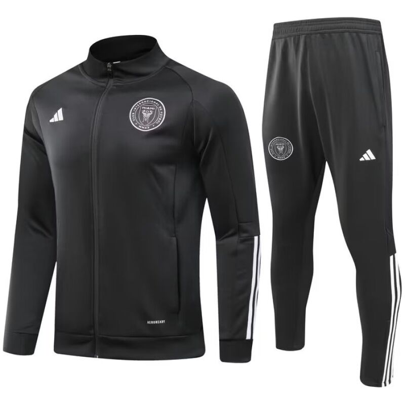 Mens Miami FC Jacket + Pants Training Suit Black 2023/24