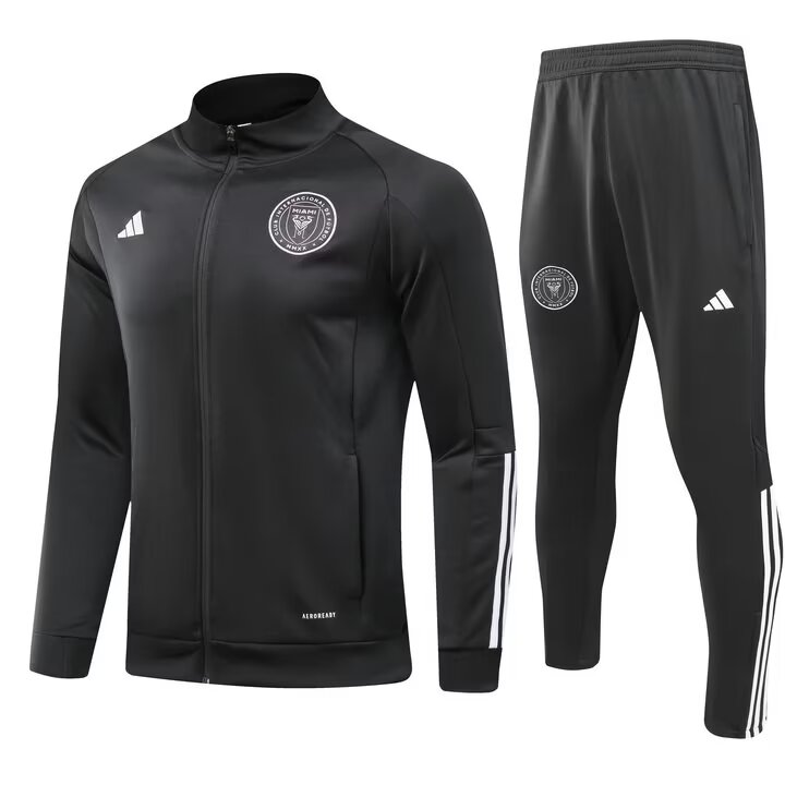 Mens Miami FC Jacket + Pants Training Suit Black 2023/24
