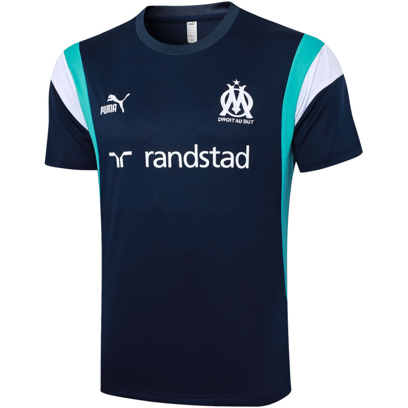 Mens Olympique Marseille Short Training Jersey Royal 2023/24