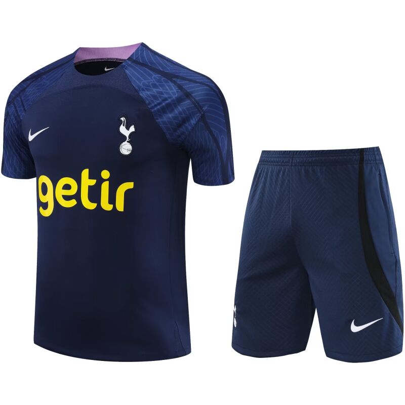 Mens Tottenham Hotspur Short Training Suit Navy 2023/24
