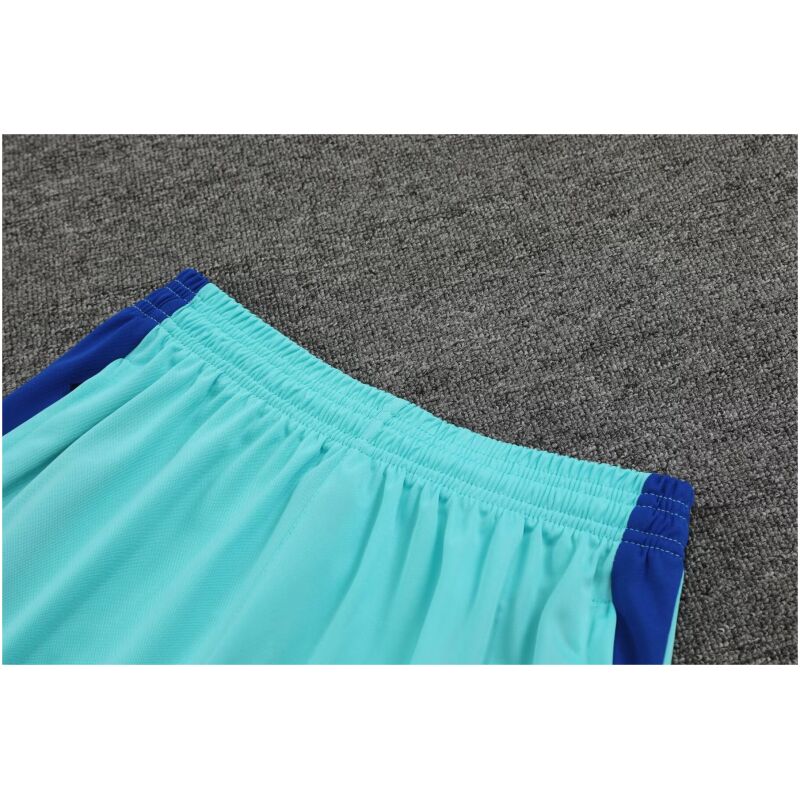 Mens Barcelona Short Training Suit Turquoise 2023/24