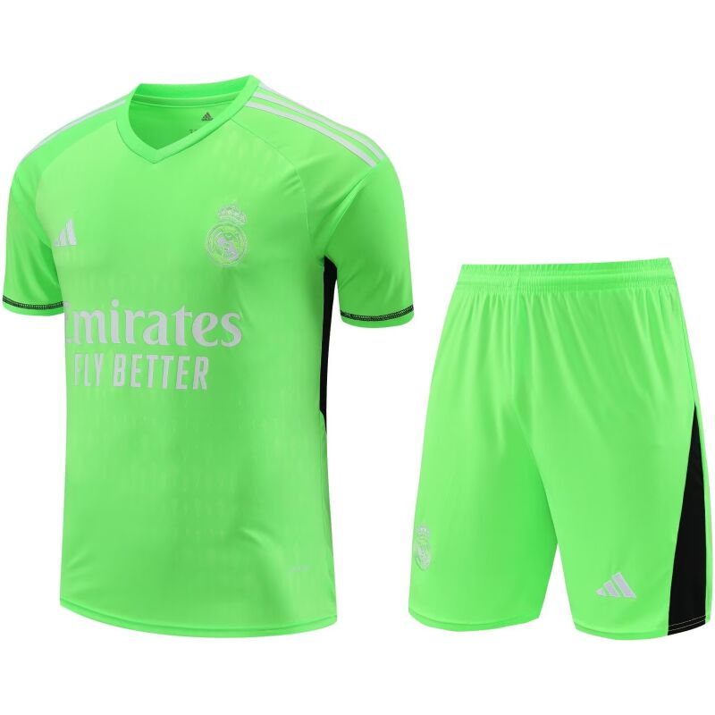 Mens Real Madrid Goalkeeper Green Suit 2023/24