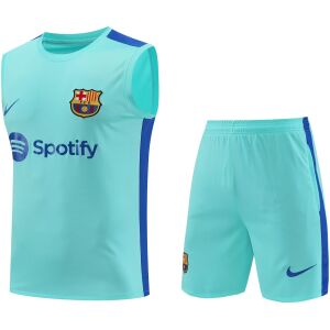 Mens Barcelona Singlet Suit Turquoise 2023/24