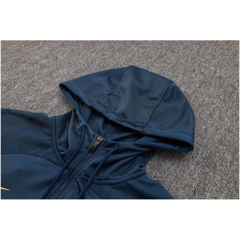 Mens PSG Hoodie Sweatshirt Royal 2023/24