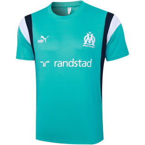 Mens Olympique Marseille Short Training Jersey Green 2023/24