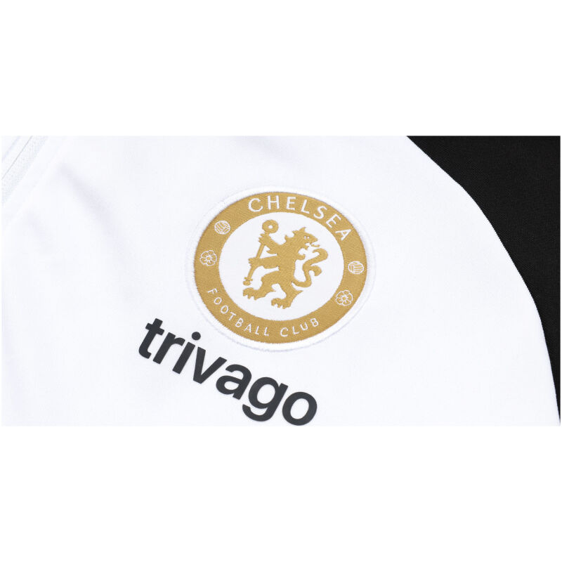Mens Chelsea Jacket + Pants Training Suit White – Black 2023/24