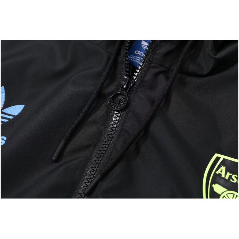 Mens Arsenal All Weather Windrunner Jacket Black 2023/24