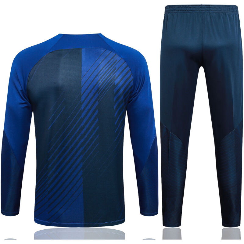 Mens Barcelona Training Suit Blue 2023/24