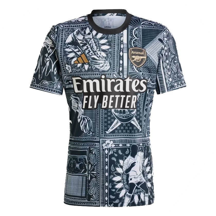 Mens Arsenal Ian Wright Pre-Match Jersey 2023/24