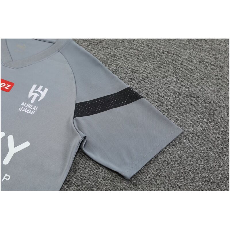 Mens Al-Hilal Short Training Suit Grey 2023/24
