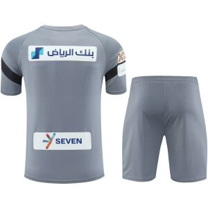 Mens Al-Hilal Short Training Suit Grey 2023/24