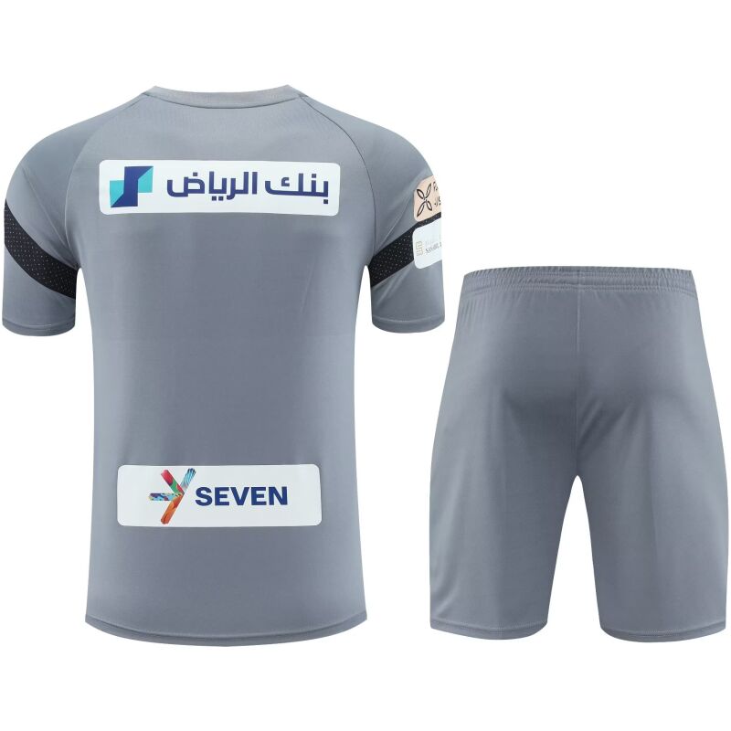 Mens Al-Hilal Short Training Suit Grey 2023/24