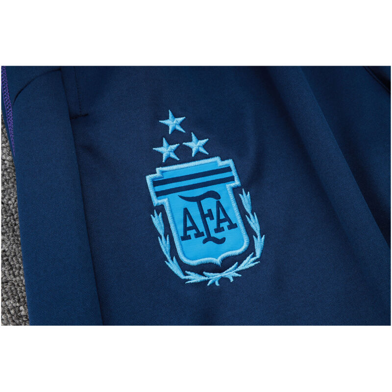 Herren Argentinien Hoodie Sweatshirt Blau 2024