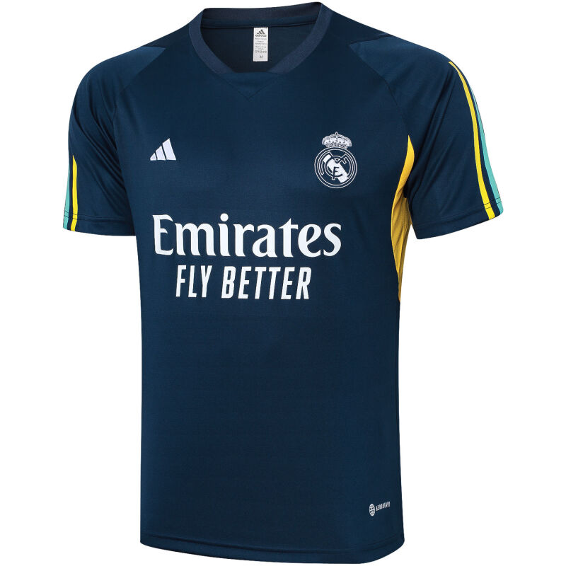 Mens Real Madrid Short Training Jersey Royal 2023/24