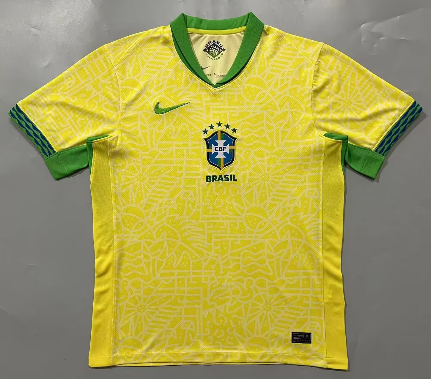 Mens Brazil Home Jersey 2024