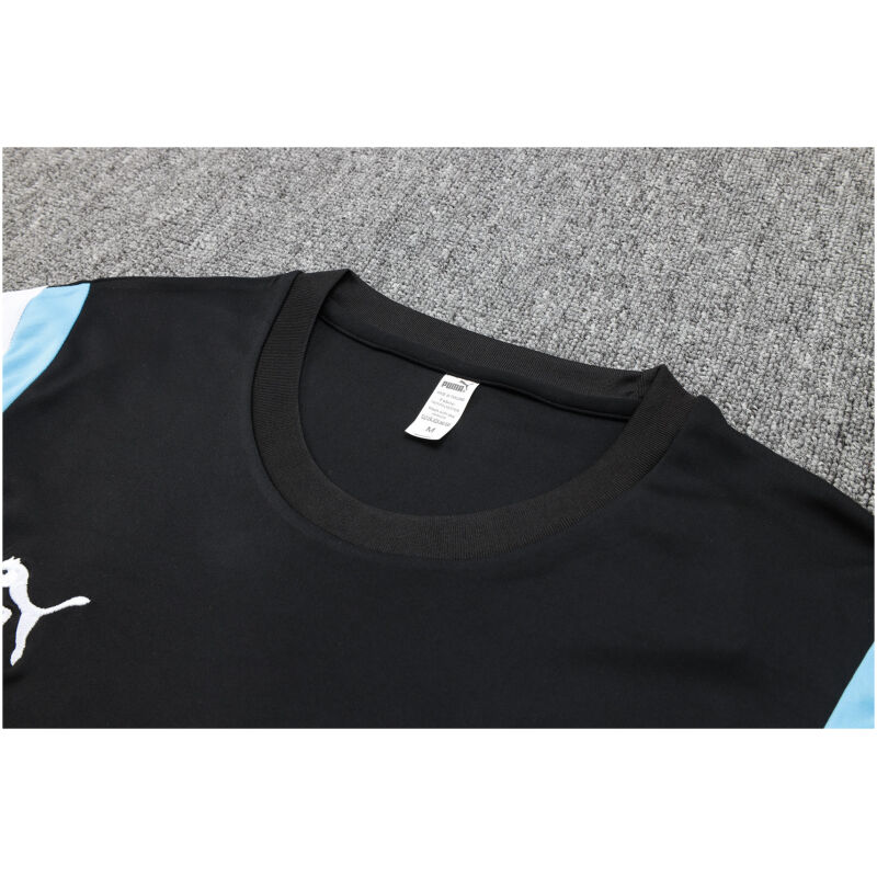 Mens Olympique Marseille Short Training Jersey Black 2023/24