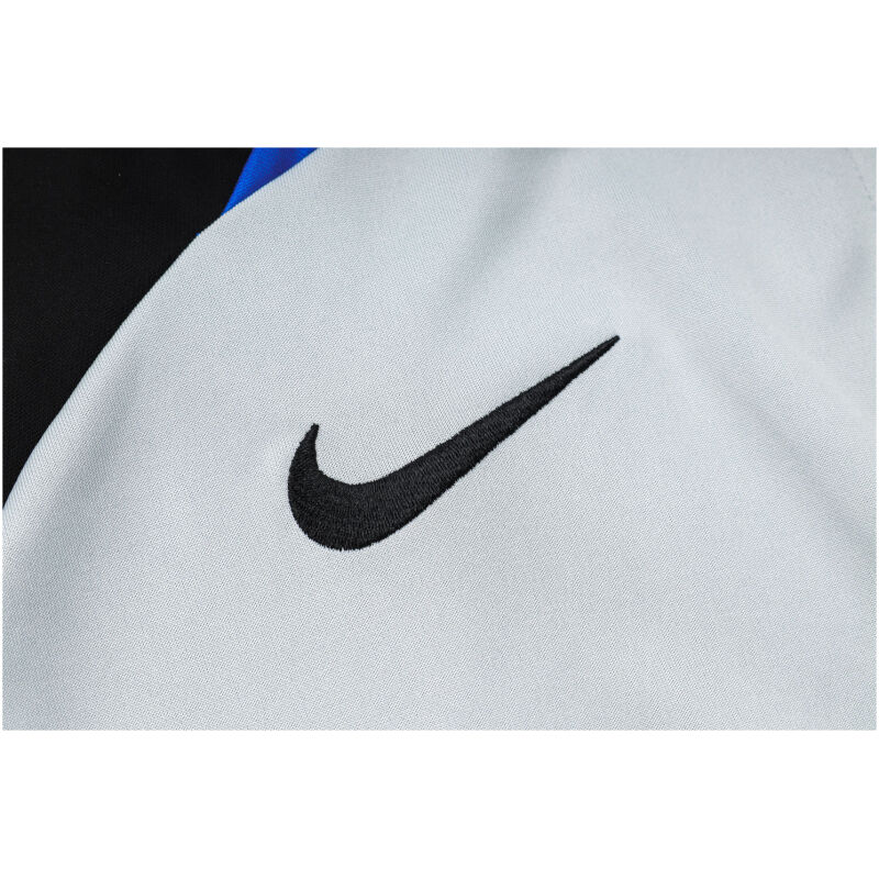Mens Barcelona Jacket + Pants Training Suit Grey – Black 2023/24