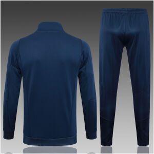 Kids Real Madrid Jacket + Pants Training Suit Royal 2023/24