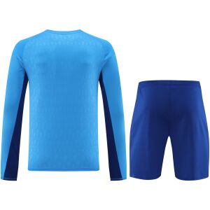 Herren Real Madrid Torwart Blau Anzug Langarm 2023/24