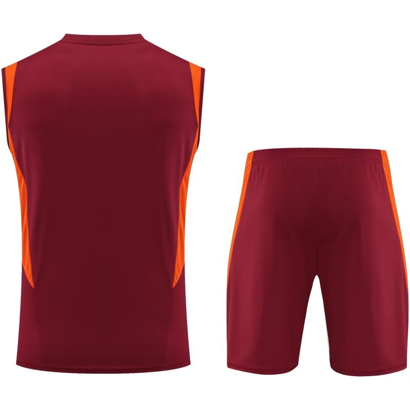 Mens Manchester United Singlet Suit Burgundy 2023/24