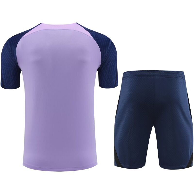 Herren Tottenham Hotspur Kurzer Trainingsanzug Violett 2023/24