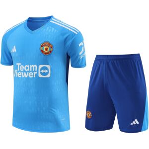Mens Manchester United Goalkeeper Blue Suit 2023/24