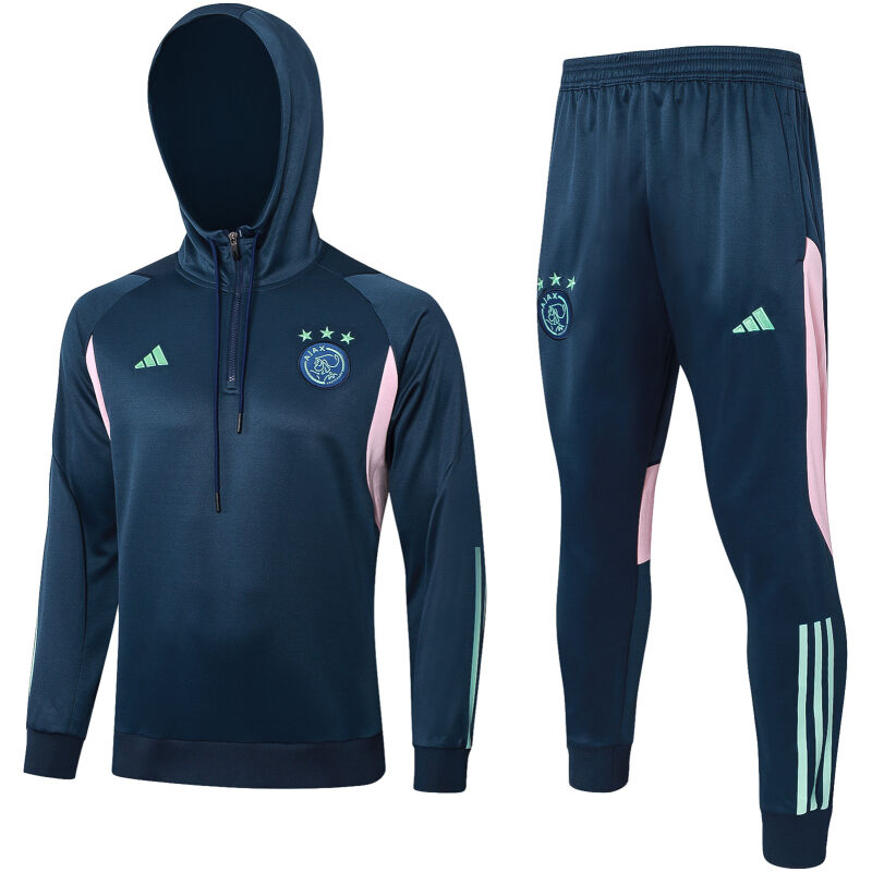 Mens Ajax Hoodie Sweatshirt Royal 2023/24