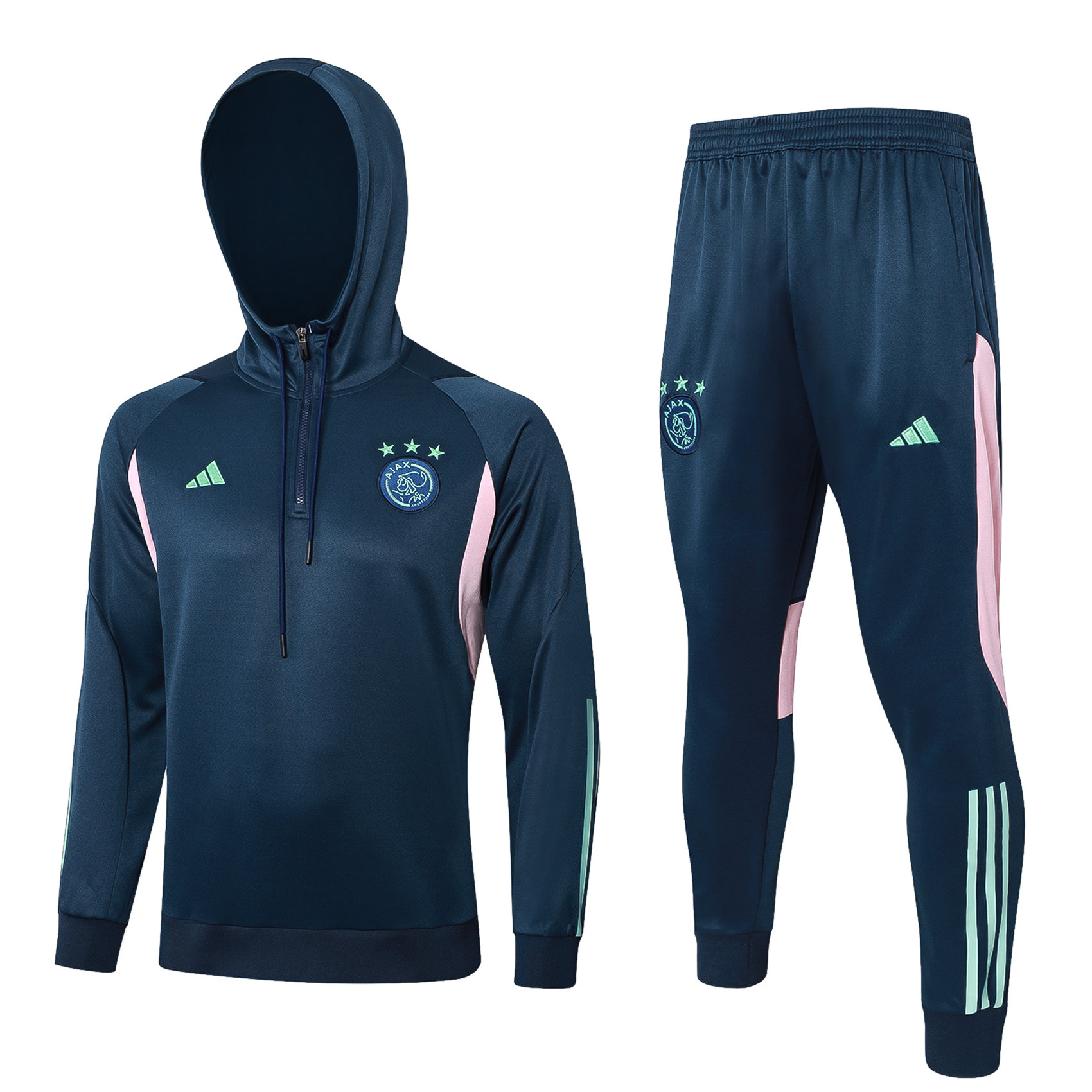 Mens Ajax Hoodie Sweatshirt Royal 2023/24