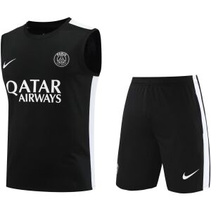Mens PSG Singlet Suit Black 2023/24