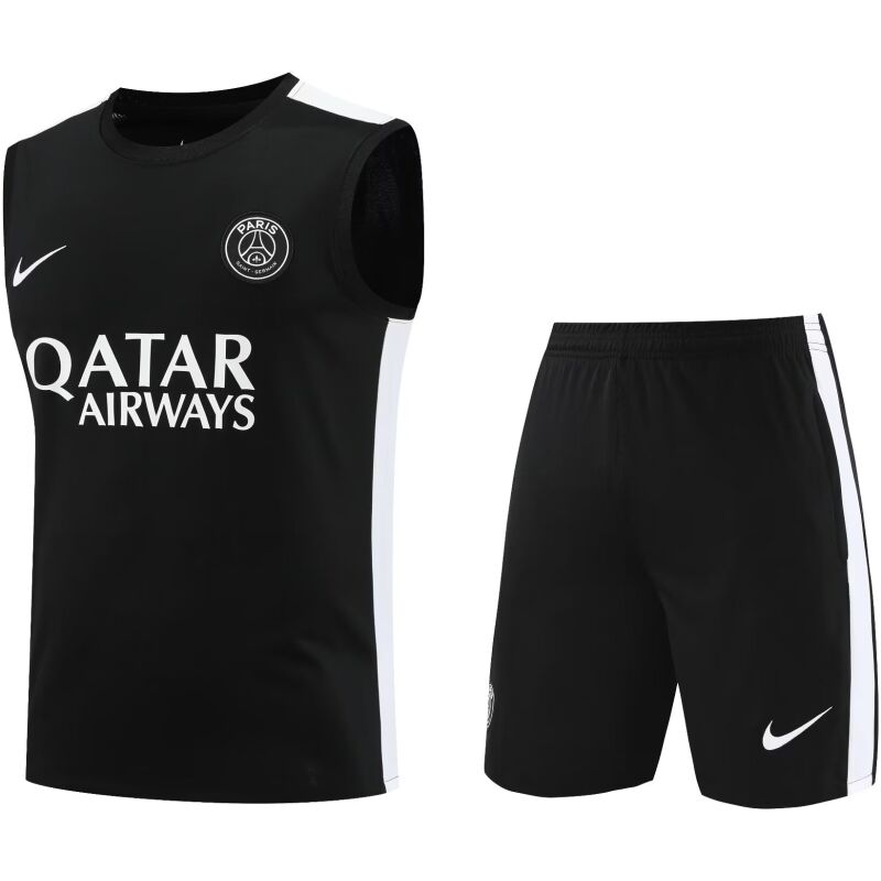 Mens PSG Singlet Suit Black 2023/24