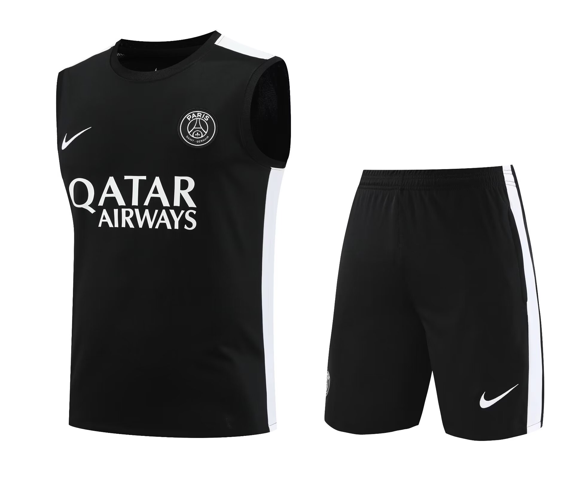 Mens PSG Singlet Suit Black 2023/24
