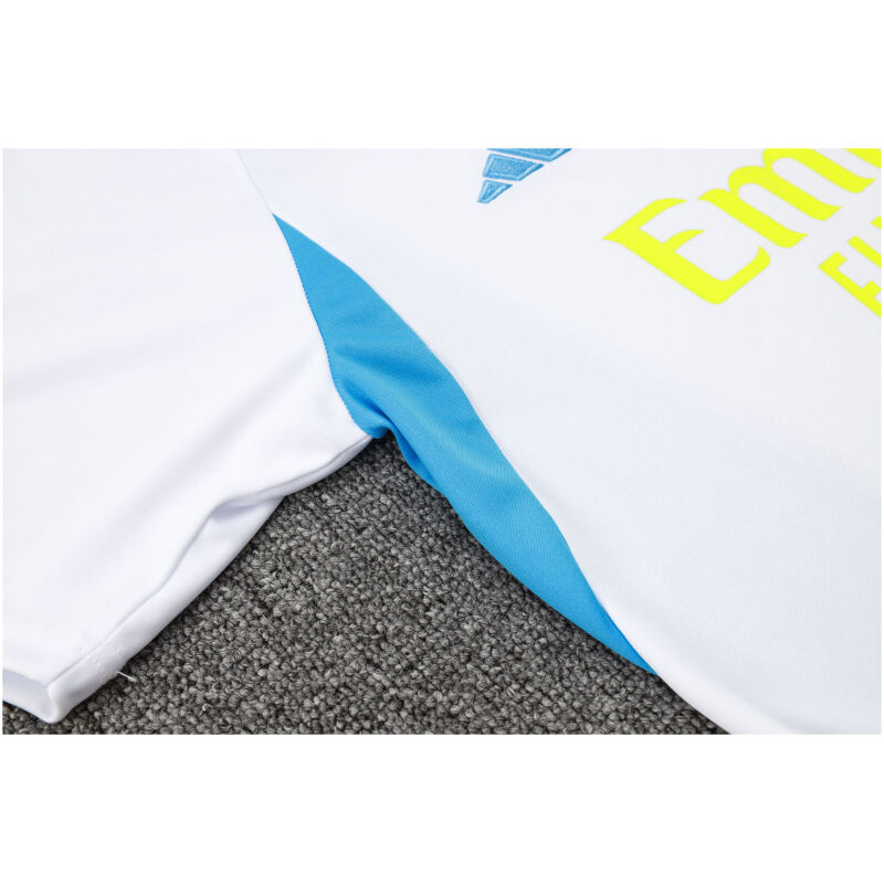 Mens Arsenal Short Training Suit White 2023/24