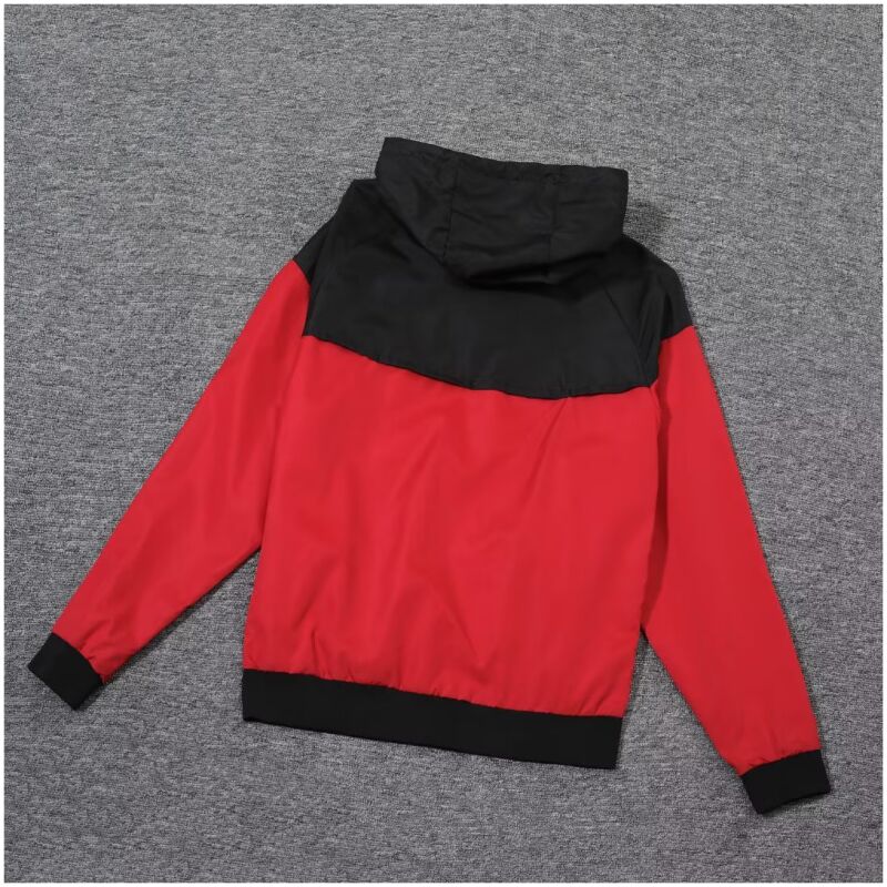 Mens AC Milan All Weather Windrunner Jacket Red 2023/24