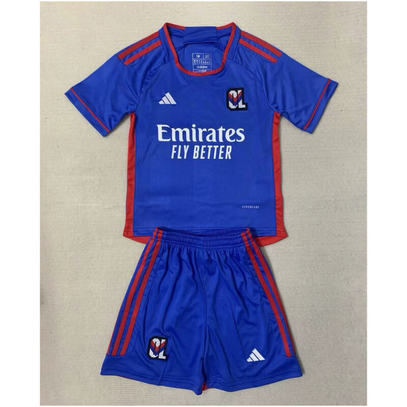 Kids Olympique Lyonnais Away Jersey 2023/24