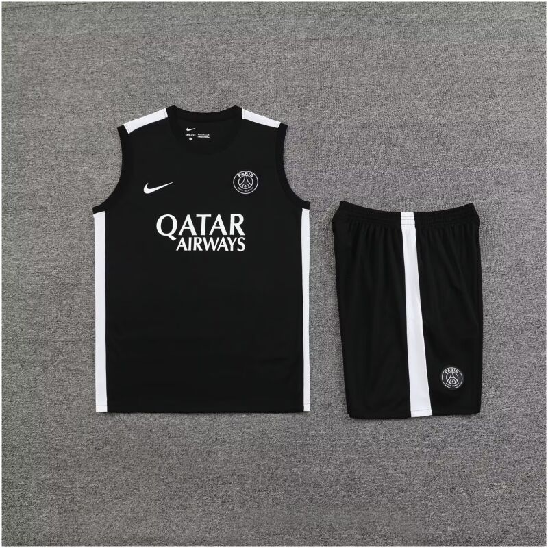 Mens PSG Singlet Suit Black 2023/24